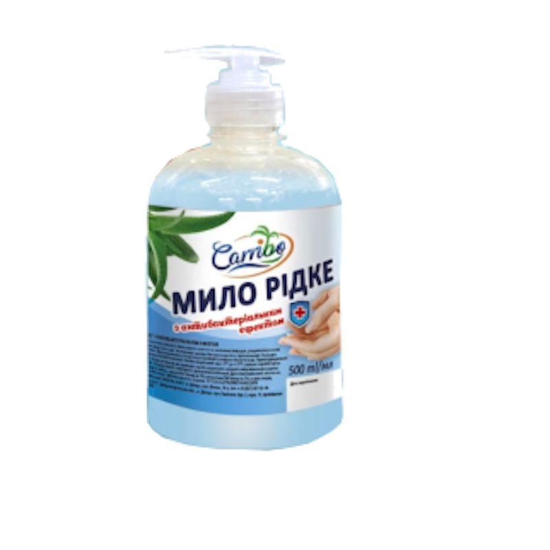 Мило рідке Carribo з антибактерiальним ефектом (4821281448807), 0,5 л